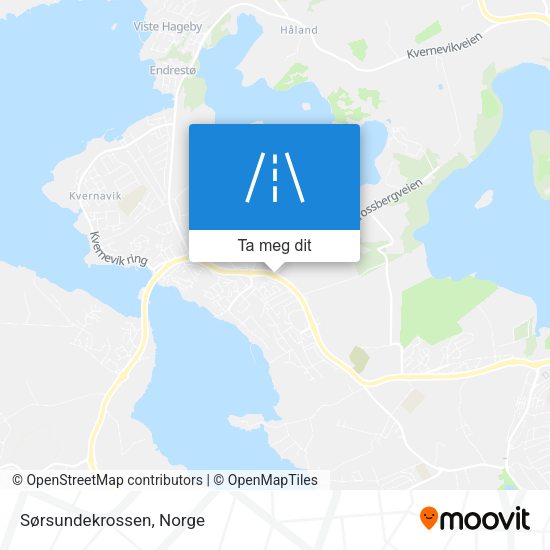 Sørsundekrossen kart