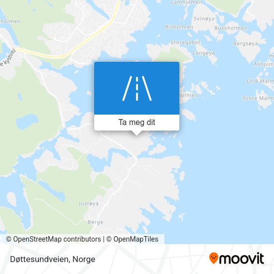 Døttesundveien kart