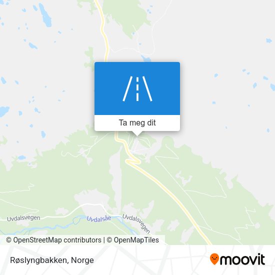 Røslyngbakken kart
