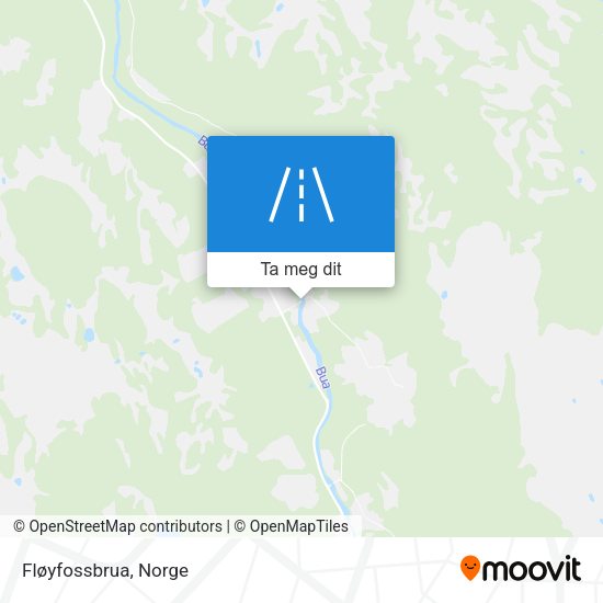 Fløyfossbrua kart