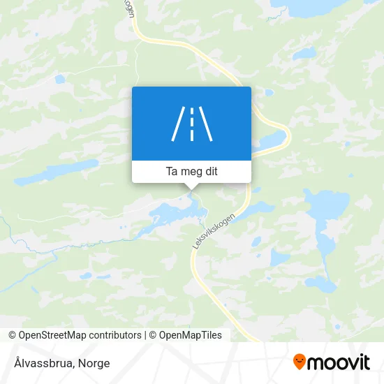 Ålvassbrua kart
