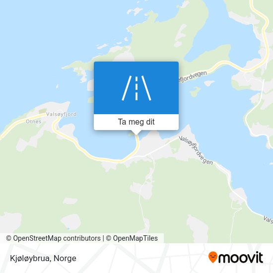 Kjøløybrua kart