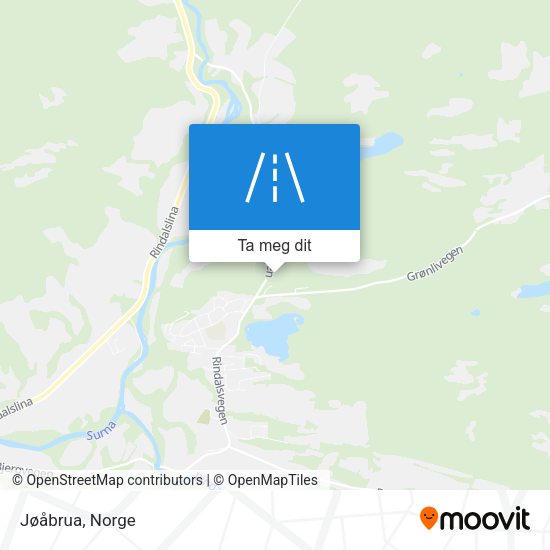 Jøåbrua kart