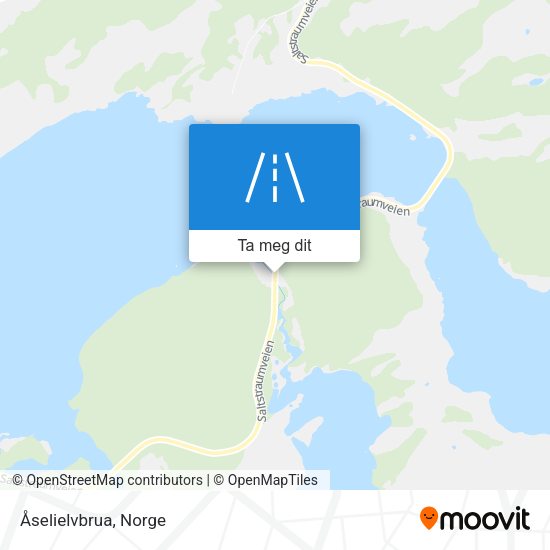 Åselielvbrua kart