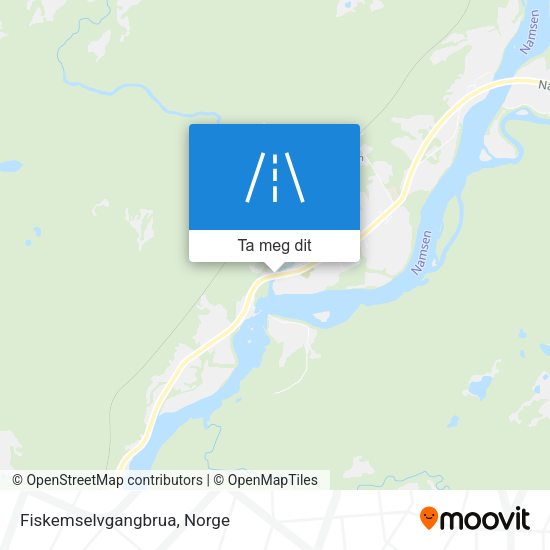 Fiskemselvgangbrua kart