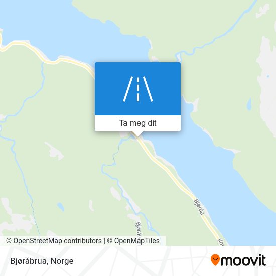 Bjøråbrua kart