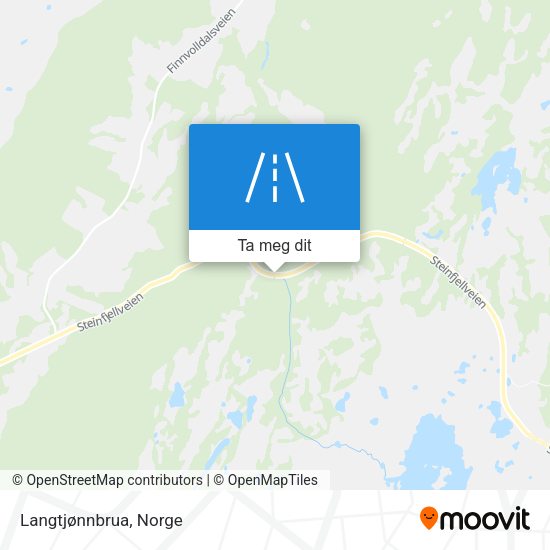Langtjønnbrua kart