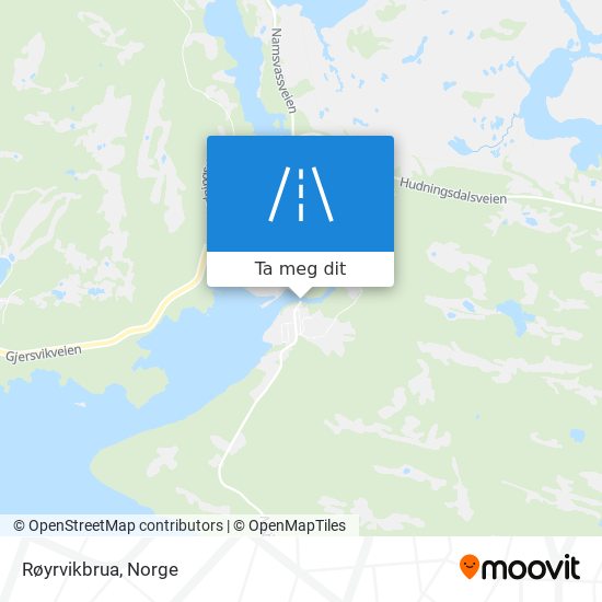 Røyrvikbrua kart