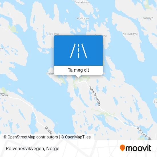 Rolvsnesvikvegen kart
