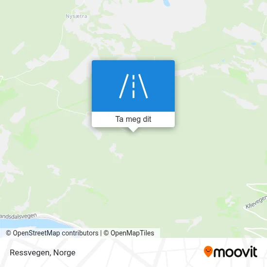 Ressvegen kart