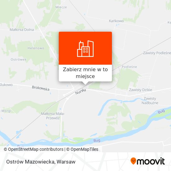 Mapa Ostrów Mazowiecka