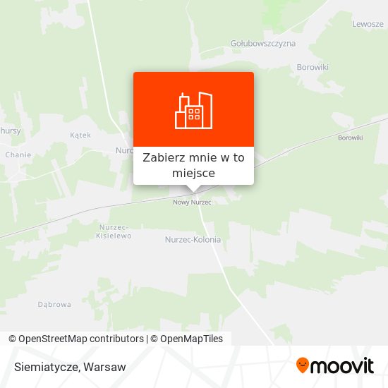 Mapa Siemiatycze