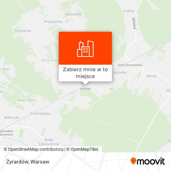 Mapa Żyrardów