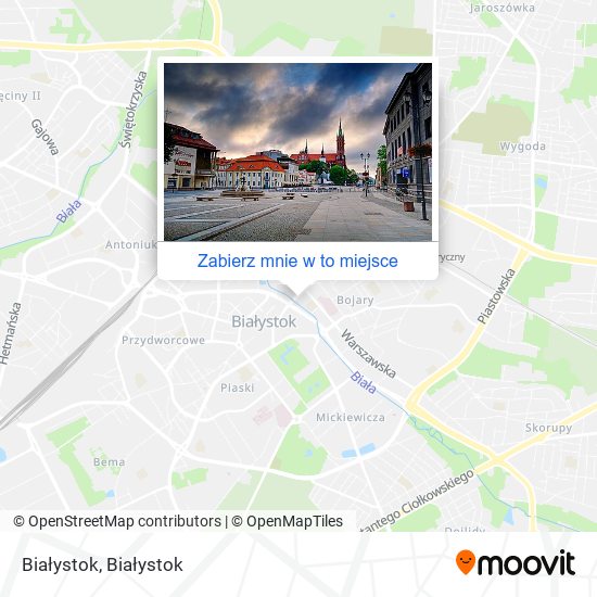 Mapa Białystok
