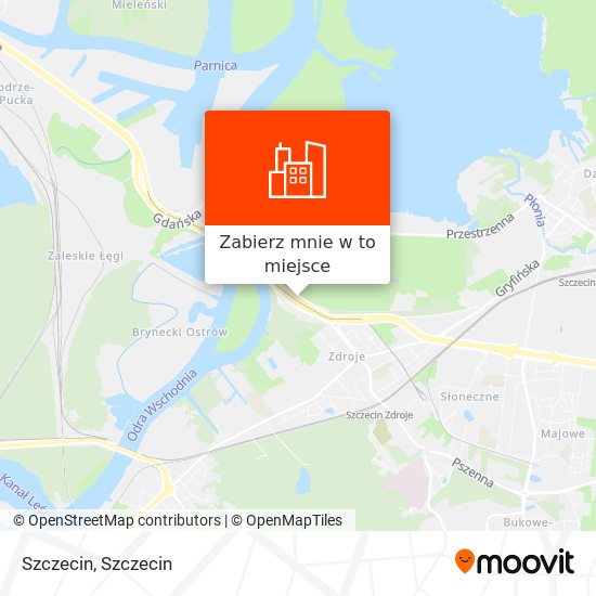 Mapa Szczecin