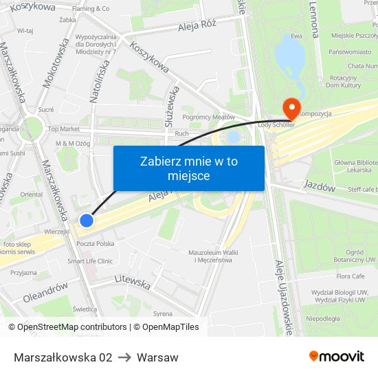 Marszałkowska 02 to Warsaw map