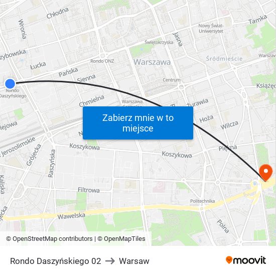 Rondo Daszyńskiego 02 to Warsaw map