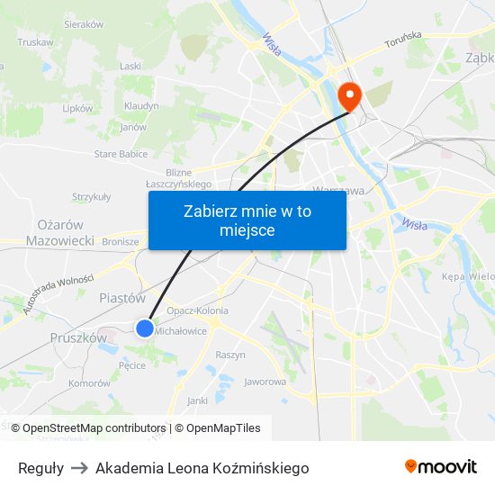 Reguły to Akademia Leona Koźmińskiego map