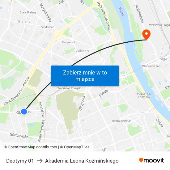 Deotymy 01 to Akademia Leona Koźmińskiego map