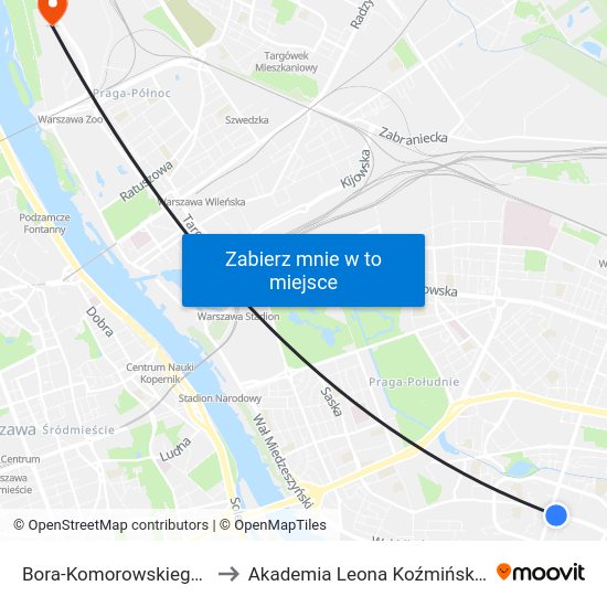 Bora-Komorowskiego to Akademia Leona Koźmińskiego map