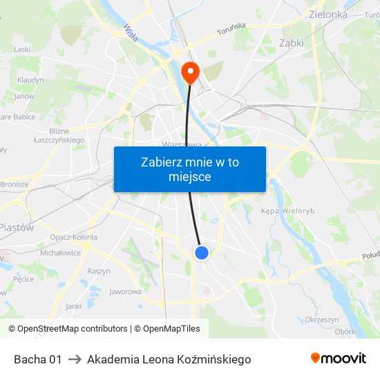 Bacha 01 to Akademia Leona Koźmińskiego map