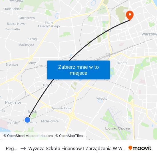 Reguły to Wyższa Szkoła Finansów I Zarządzania W Warszawie map