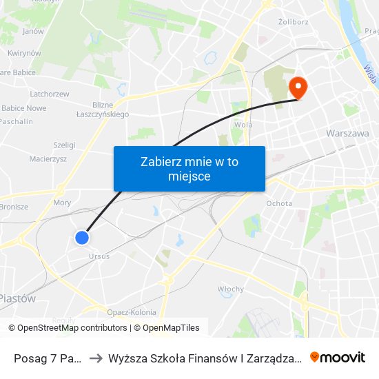 Posag 7 Panien 01 to Wyższa Szkoła Finansów I Zarządzania W Warszawie map