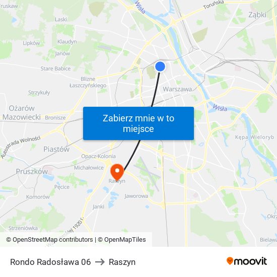 Rondo „Radosława” to Raszyn map