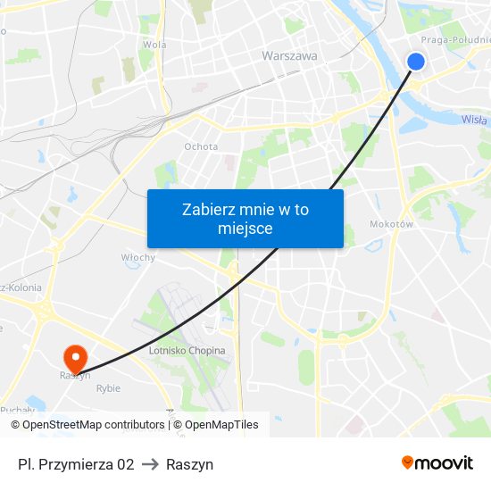 Pl. Przymierza 02 to Raszyn map