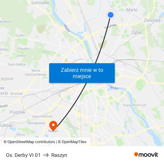 Os. Derby VI 01 to Raszyn map