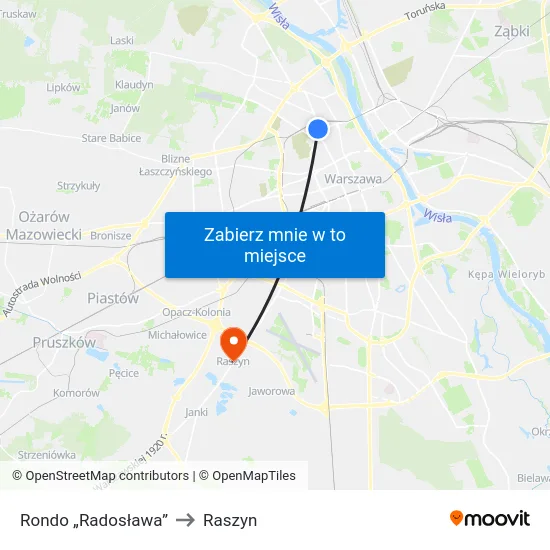 Rondo „Radosława” to Raszyn map