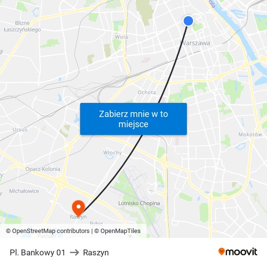 Pl. Bankowy 01 to Raszyn map