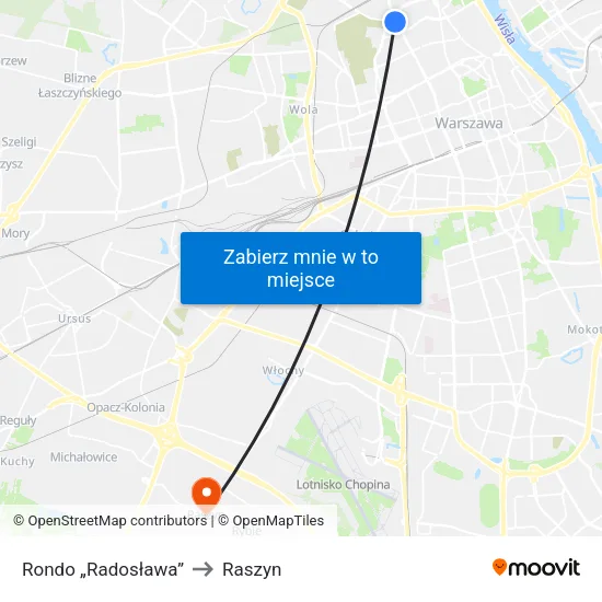 Rondo „Radosława” to Raszyn map