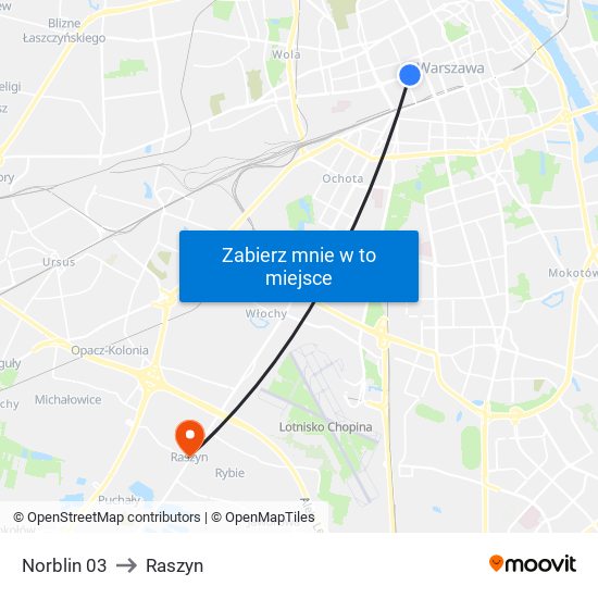 Norblin 03 to Raszyn map