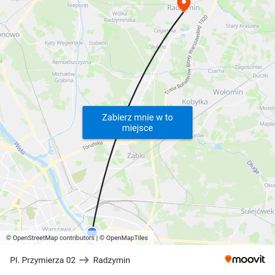 Pl. Przymierza 02 to Radzymin map