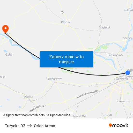 Tużycka 02 to Orlen Arena map