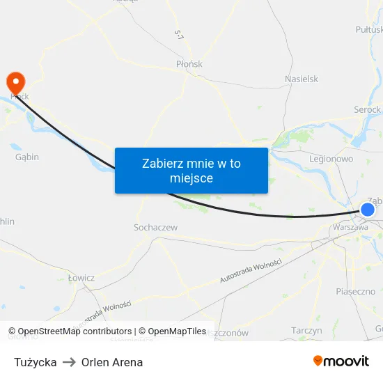 Tużycka to Orlen Arena map