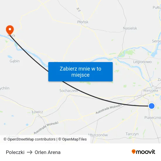 Poleczki to Orlen Arena map