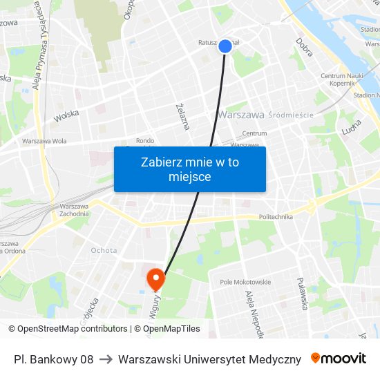 Pl. Bankowy 08 to Warszawski Uniwersytet Medyczny map