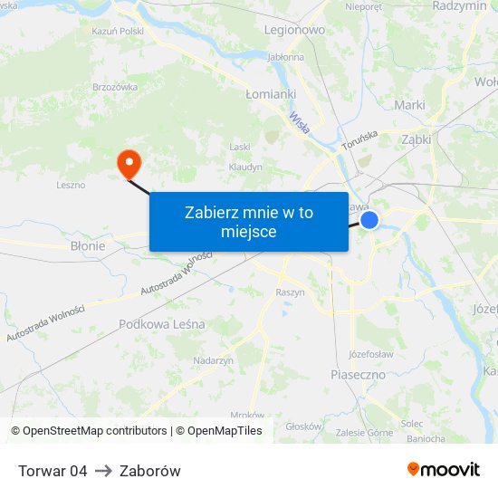 Torwar 04 to Zaborów map