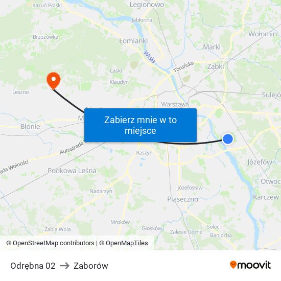Odrębna 02 to Zaborów map