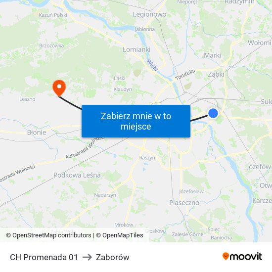 CH Promenada 01 to Zaborów map