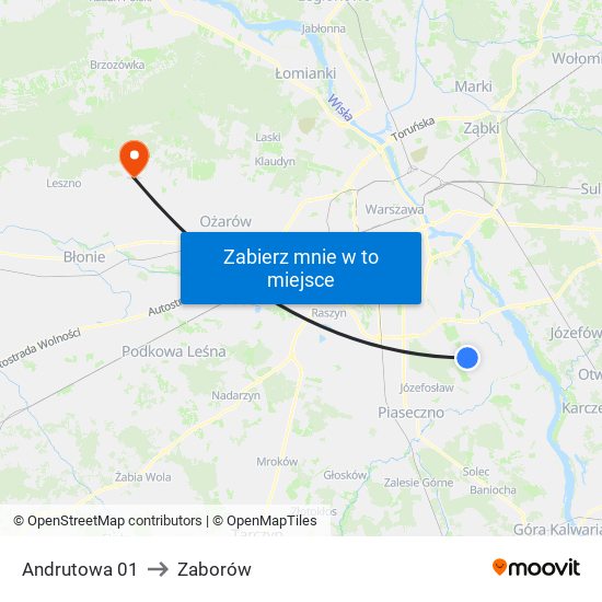 Andrutowa 01 to Zaborów map