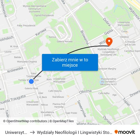 Uniwersytet 01 to Wydziały Neofilologii I Lingwistyki Stosowanej Uw map