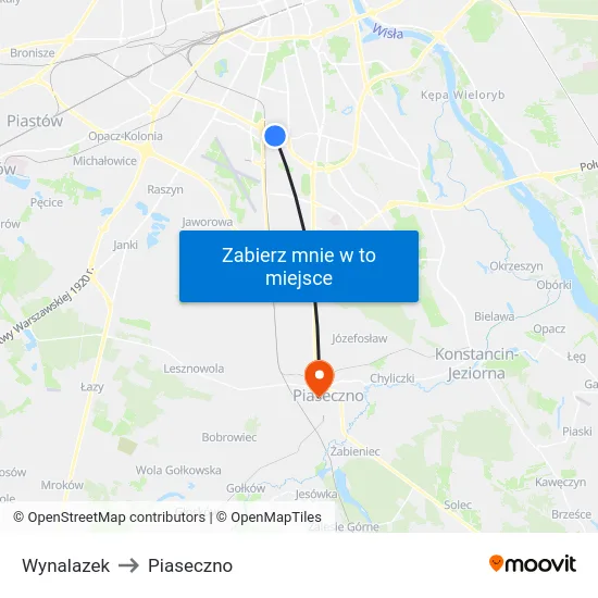 Wynalazek to Piaseczno map