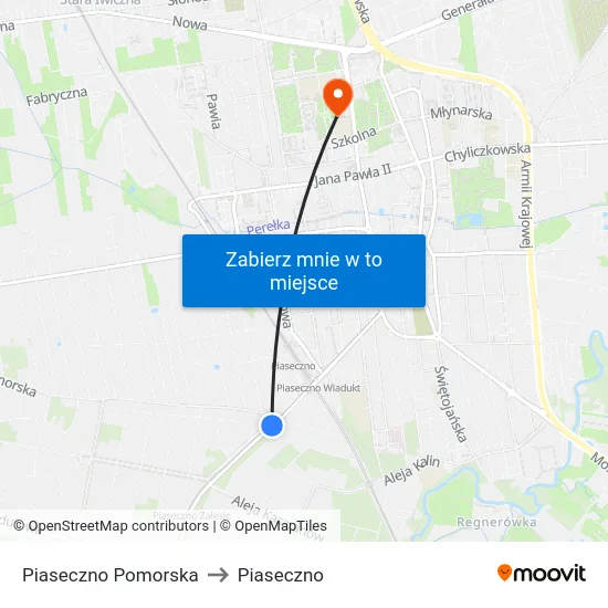 Piaseczno Pomorska to Piaseczno map