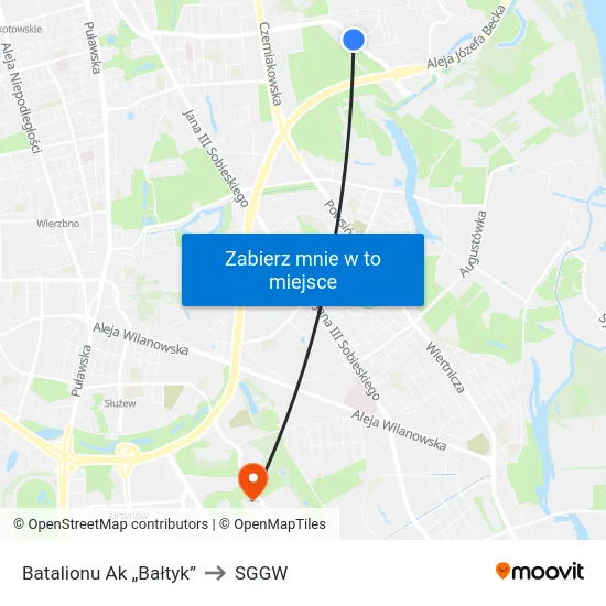 Batalionu Ak „Bałtyk” to SGGW map