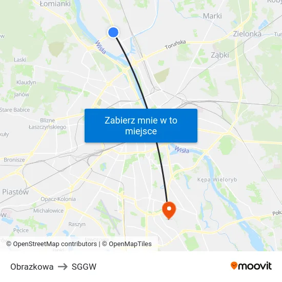 Obrazkowa to SGGW map