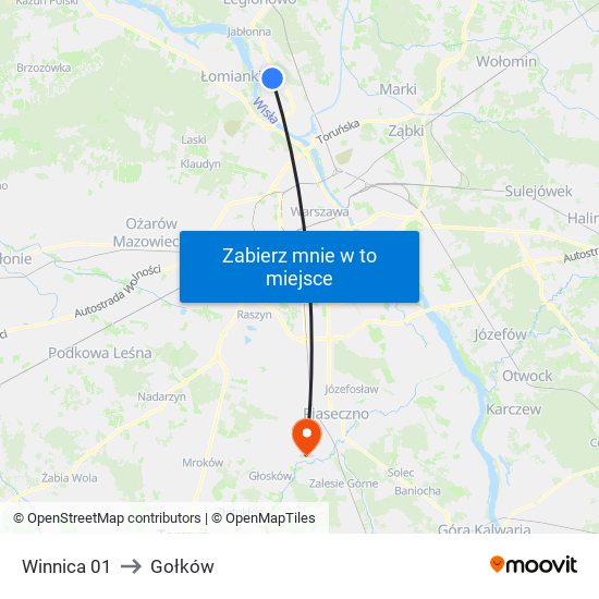 Winnica 01 to Gołków map