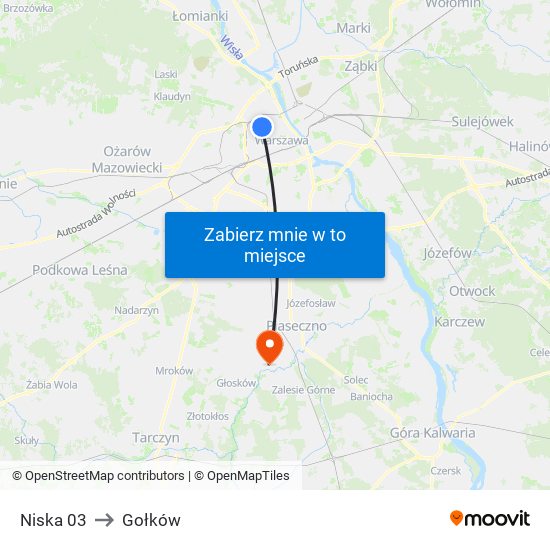 Niska 03 to Gołków map